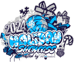 HOLIDAY SHOWCASE AAU YOUTH GIRLS BOYS VOLLEYBALL TOURNAMENT 2024 LOGO JBJ EVENTS PENNSYLVANIA