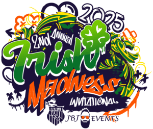 IRISH MADNESS INVITATIONAL ATLANTIC CITY AAU GIRLS BOYS YOUTH VOLLEYBALL TOURNAMENT 2025 LOGO JBJ EVENTS